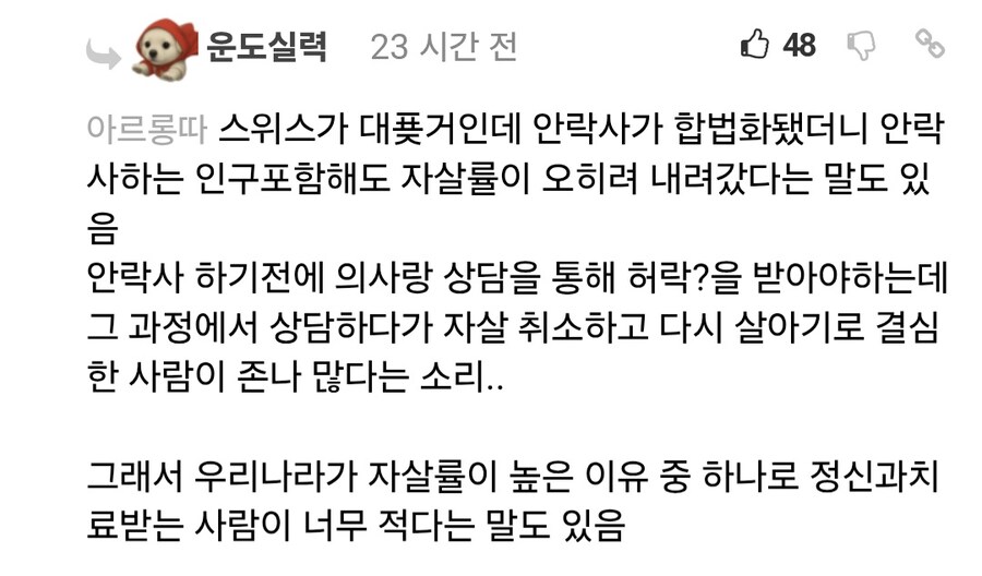 안락사 합법화된 스위스에서 오히려 자살율 떨어진 이유.jpg_1.jpg