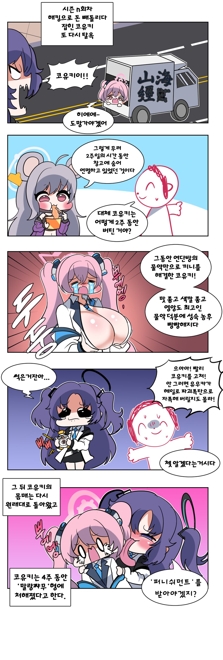 트릭컬) 코유키가 빵빵해진 만화_1.png