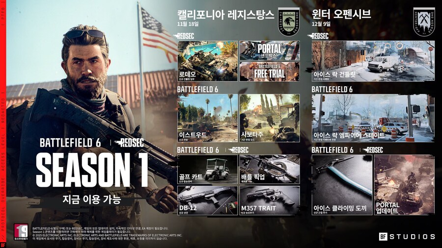 배틀필드 6 / 레드섹 시즌 1 캘리포니아 레지스탕스 트레일러 및 로드맵_1.jpg