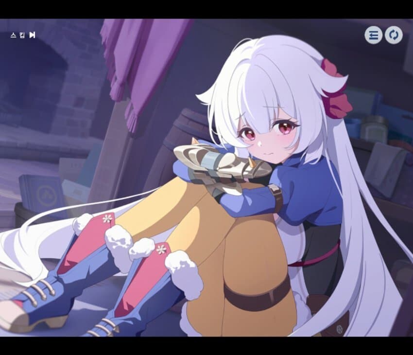 스텔라소라) 후유카 맨다리랑 오줌색 양말 비교_1.jpg