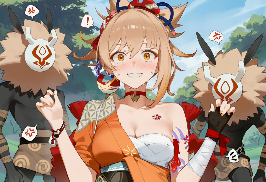 [원신] 신품 폭죽을 터트리는 요이미야_6.jpg