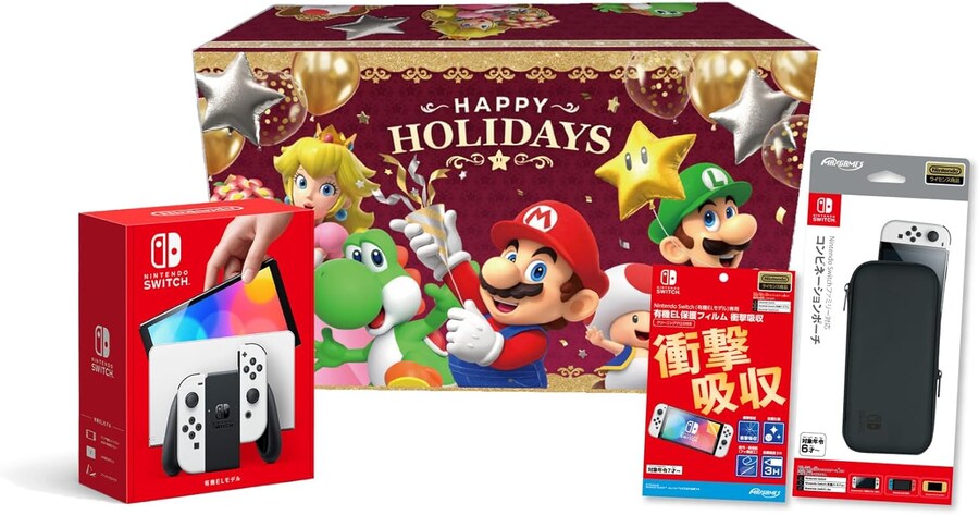 일본 아마존에서 마리오 홀리데이 기프트 세트 판매_2.jpg
