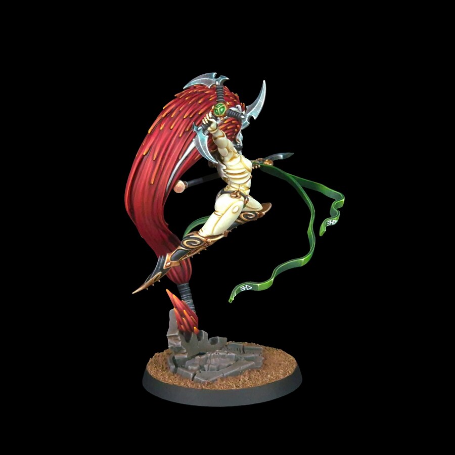 워해머40K] 엘다 하울링 밴시 '제인 자르' 도색 완성._5.jpg