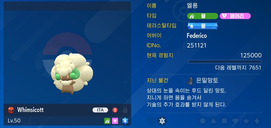 포켓몬스터 스칼렛・바이올렛 Federico 선수의 엘풍 선물 암호 공개!_2.jpg