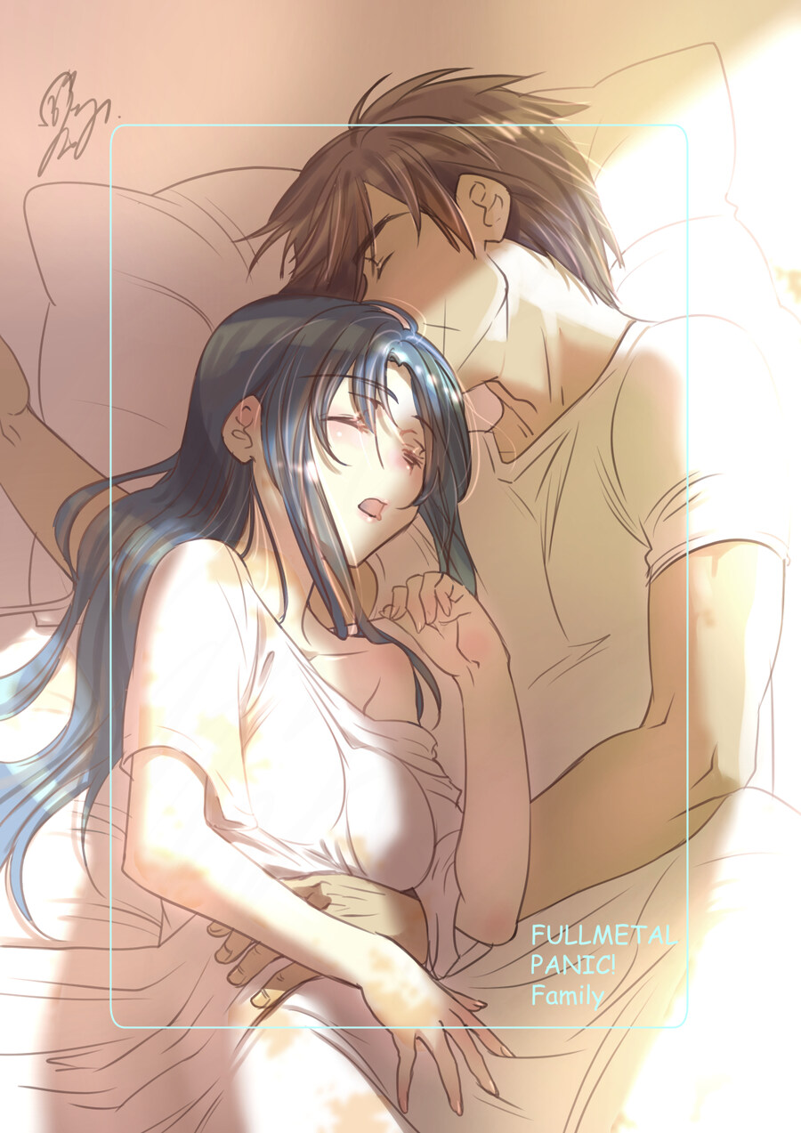 풀 메탈 패닉 패밀리) 좋은 부부의 날 일러스트_1.jpg