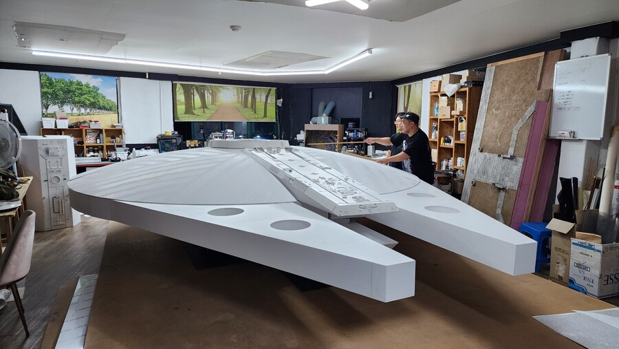 1/6 scale 밀레니엄 팔콘 스크래치 빌드(수작업) 작업기_1.jpg