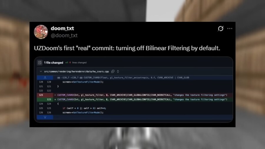 둠) 사람들이 GZDoom을 포크 하면서 첫 번째로 적용한 변경 사항_1.png
