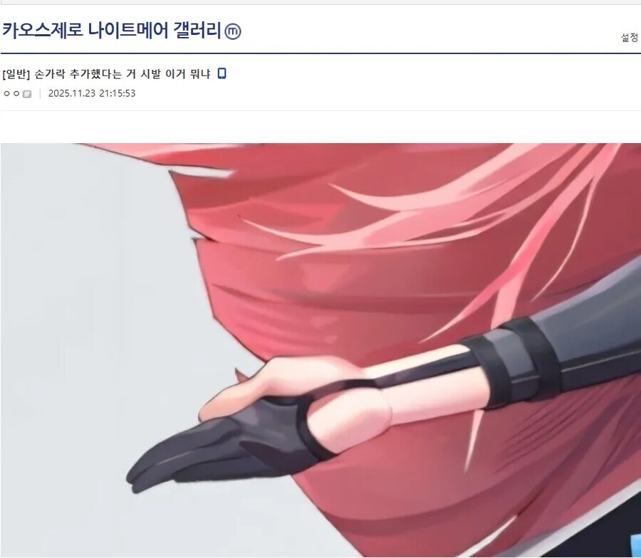 카제나)손가락 추가.. 메갈손이다 vs 걍 무능한거다_1.jpg