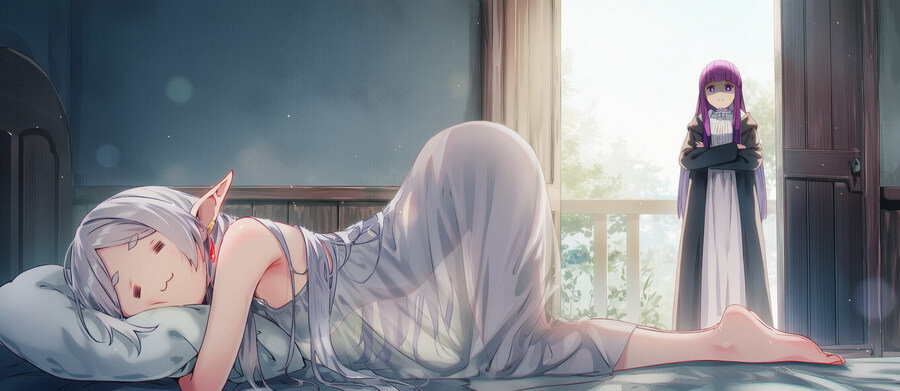 프리렌)인류 최강의 용사를 홀린 야한 몸_1.jpg