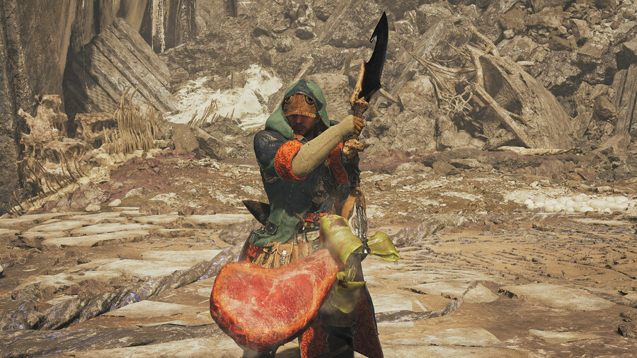 몬스터헌터 와일즈 잘익은 고기와 갈무리칼을 모티브로한 무기를 얻을수있는 퀘스트배포_2.jpg