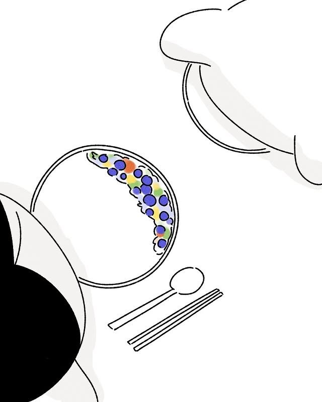 블루베리 비빔밥 먹은 만화 | 인스티즈