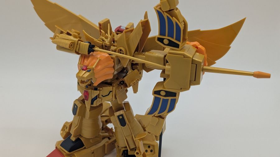 SMP 레온 카이저 & 그레이트 골드란 변형 / 합체 영상 + 가조립 사진_10.jpg