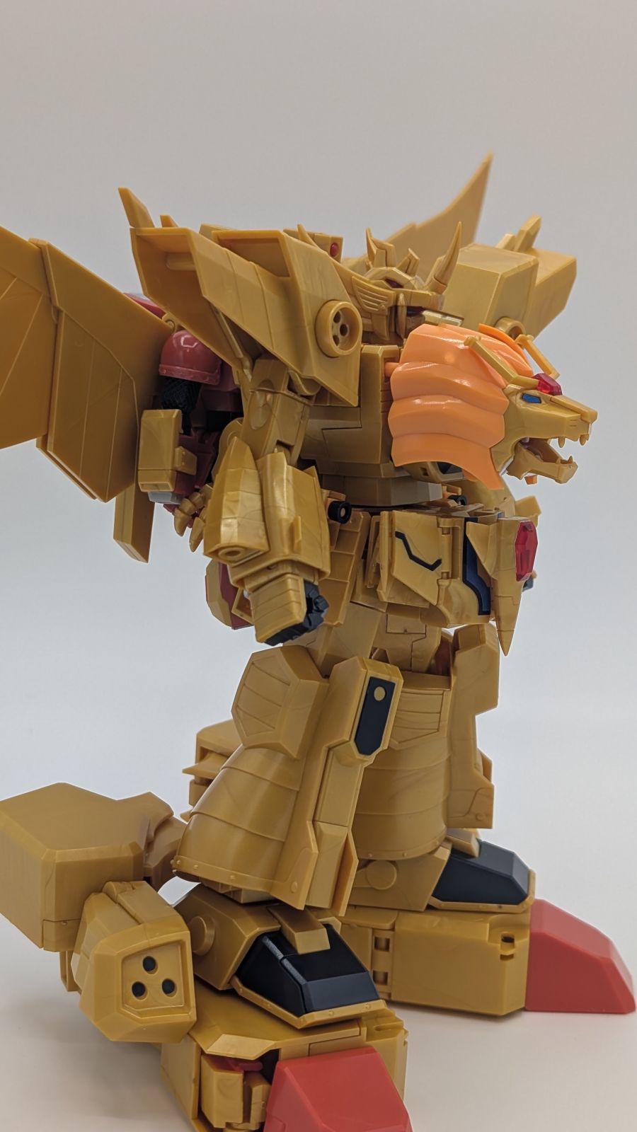 SMP 레온 카이저 & 그레이트 골드란 변형 / 합체 영상 + 가조립 사진_11.jpg