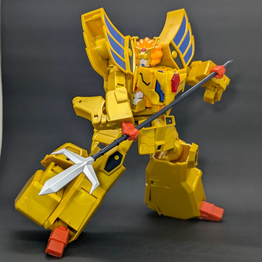 SMP 레온 카이저 & 그레이트 골드란 변형 / 합체 영상 + 가조립 사진_20.jpg