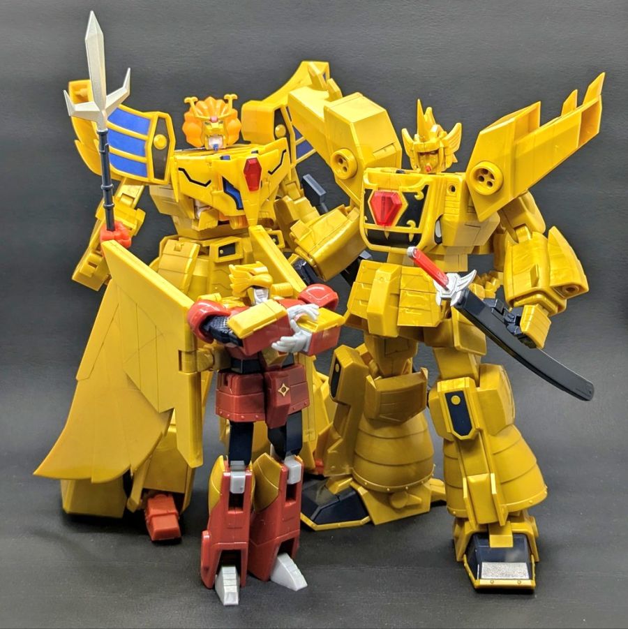 SMP 레온 카이저 & 그레이트 골드란 변형 / 합체 영상 + 가조립 사진_22.jpg