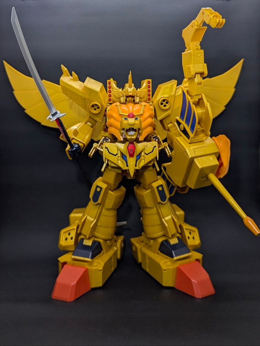 SMP 레온 카이저 & 그레이트 골드란 변형 / 합체 영상 + 가조립 사진_23.jpg