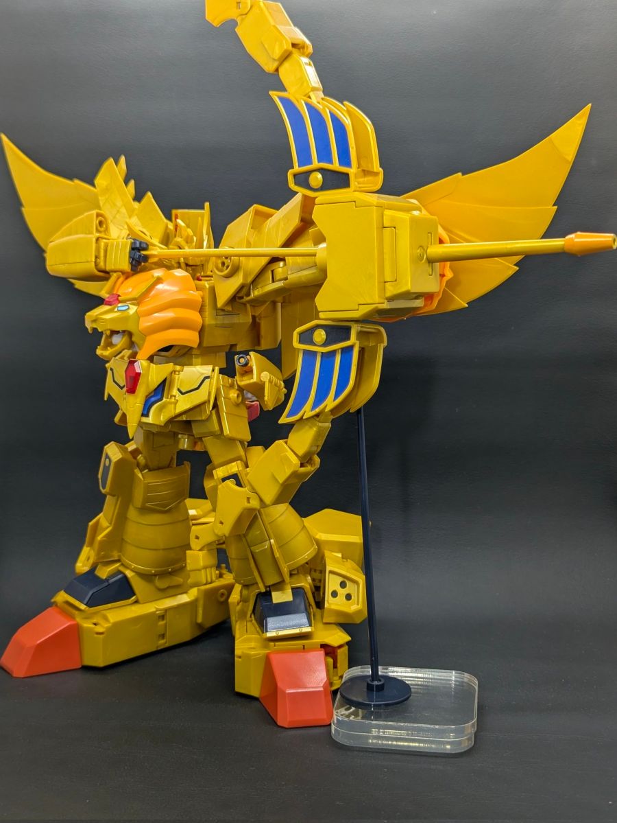 SMP 레온 카이저 & 그레이트 골드란 변형 / 합체 영상 + 가조립 사진_27.jpg