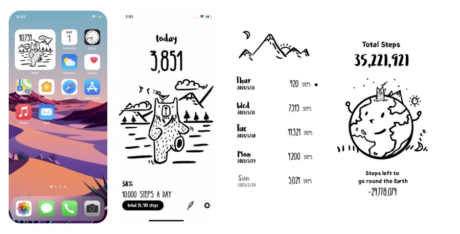 [리딤코드] 곰돌이 만보기 BWP 산책 어플_1.png