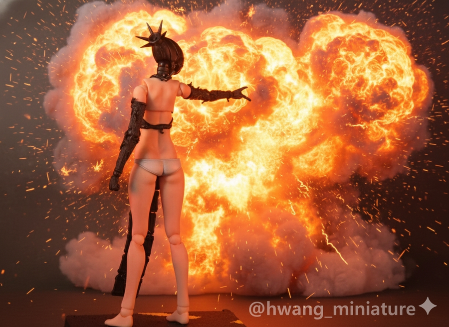 [체인소맨] 1/12 레제 밤 액션피규어 커스텀 완성사진_1.webp