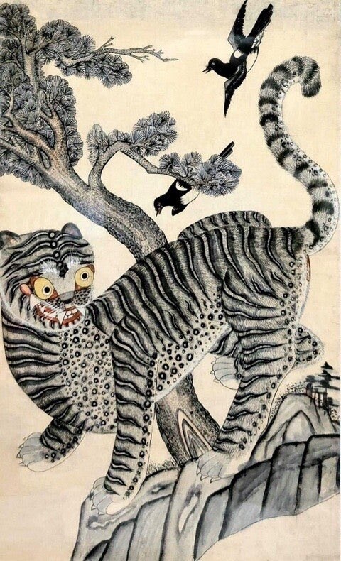 전통화에 그려진 호랑이의 인상이 더러운 이유_1.jpg