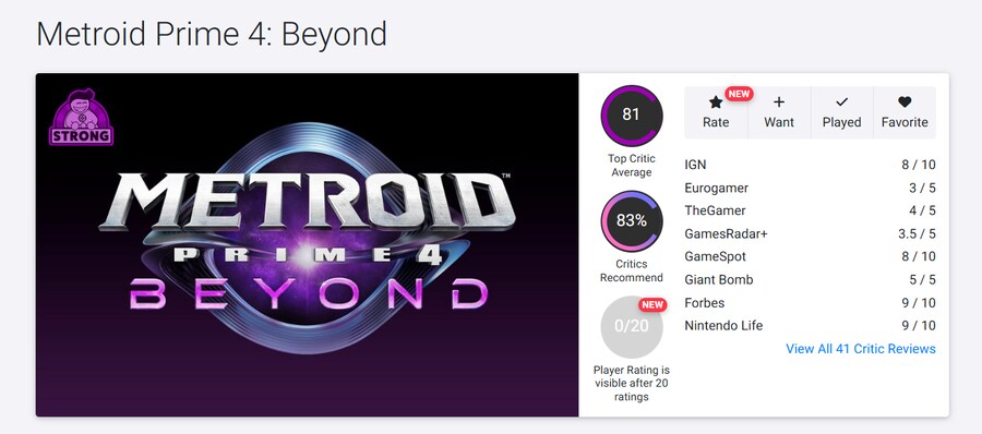 메트로이드 프라임 4 비욘드 오픈크리틱 등재_1.png