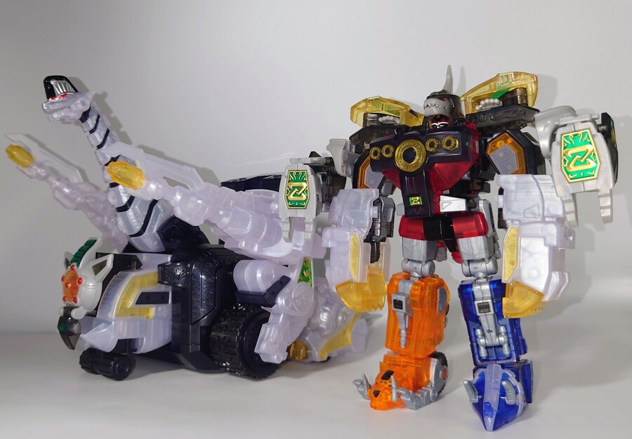 [반다이식완] SMP 공룡전대 쥬렌쟈(쥬레인저) 킹 브라키온 클리어 조립 이미지_5.jpg