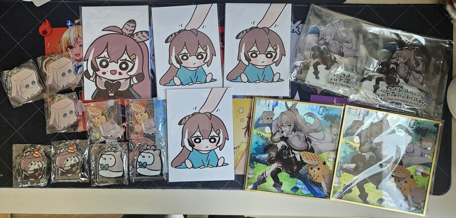 버튜버) 무메이 생일 광고 후원한거 리워드가 왔다_1.jpg