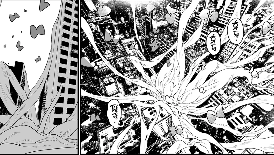 마법소녀들은 괴인을 상대하기에 일반인보다 힘이세다.manwha_23.webp