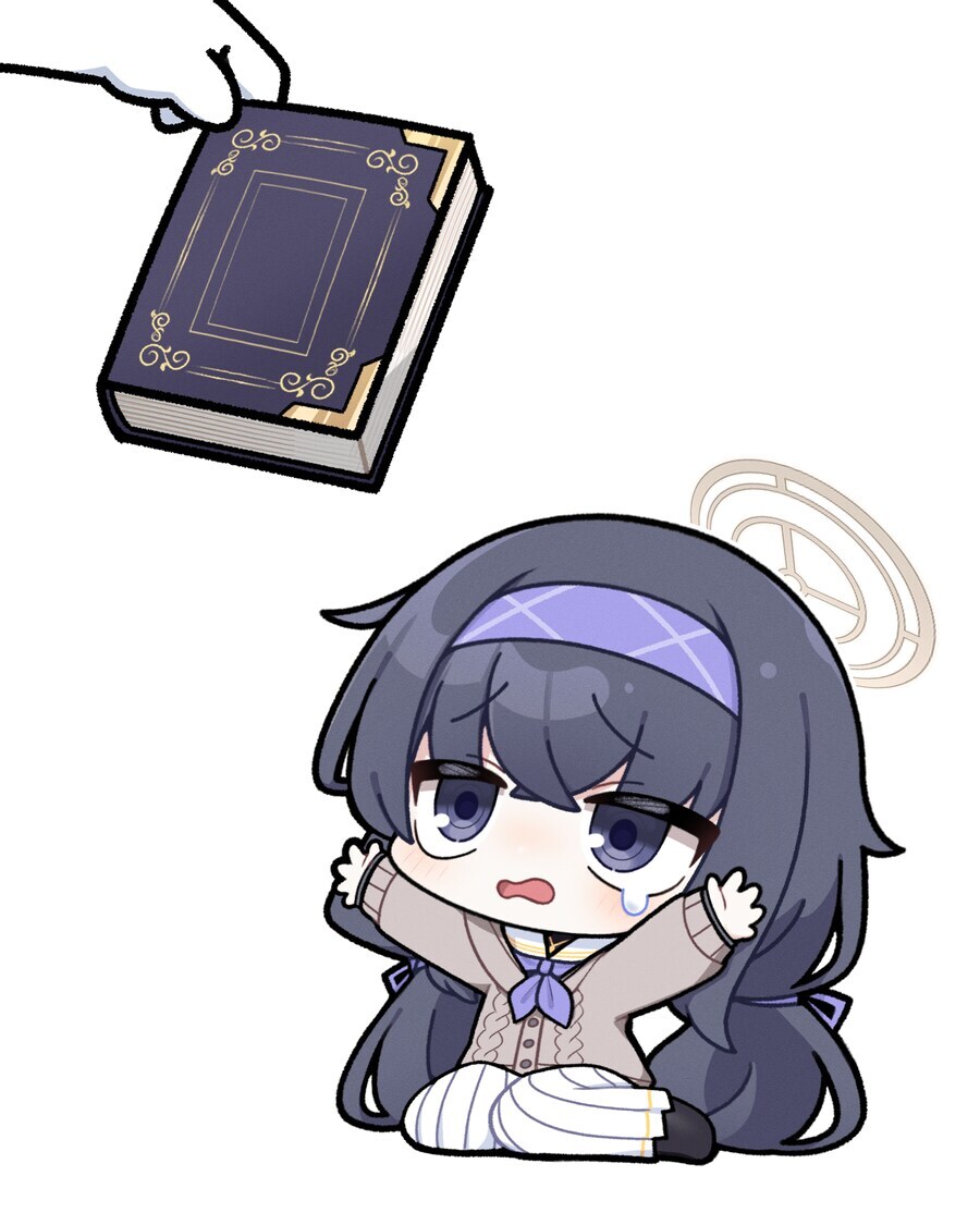 [블루아카] 일섭) 우이가 선생앞이면 체면차릴줄 알았지_1.jpg