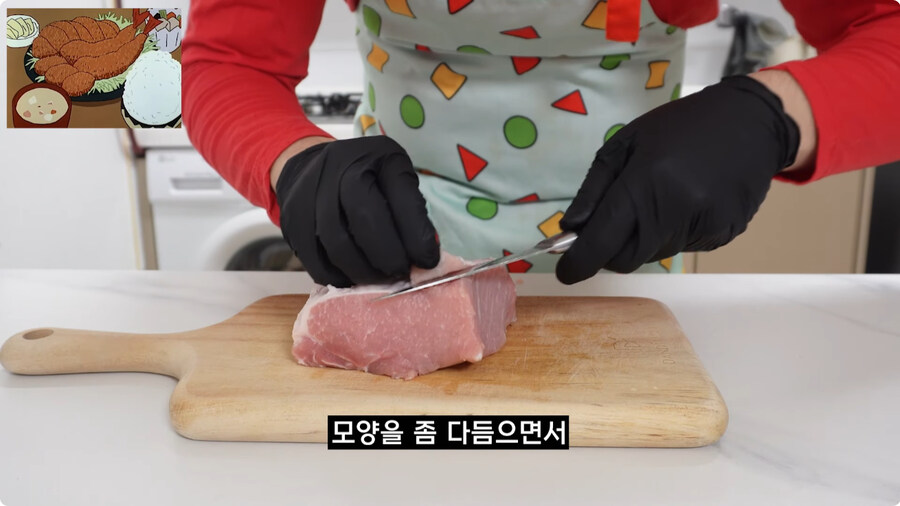 짱구는 못말려 남성용 돈까스 세트 100% 재현하기.jpg_20.jpg