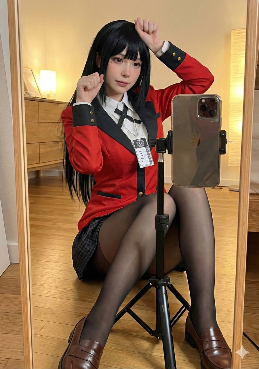 AI) 유게이도 코스프레하고 요즘 유행하는 인증샷 찍어봤다._2.png