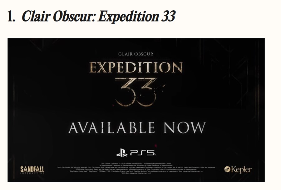 타임지 선정 2025년 GOTY는 클레르 옵스퀴르: 33 원정대_2.png