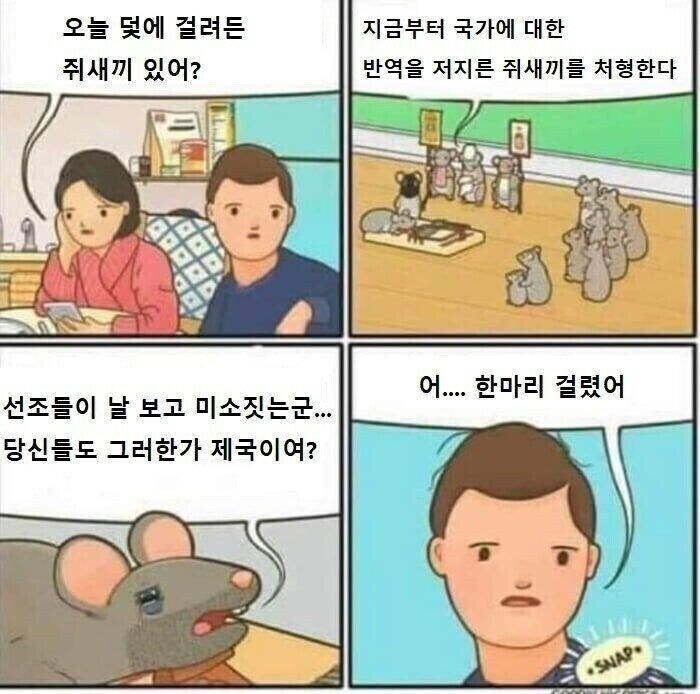 '오늘 덫에 걸린 쥐새끼 있어??'_1.jpg