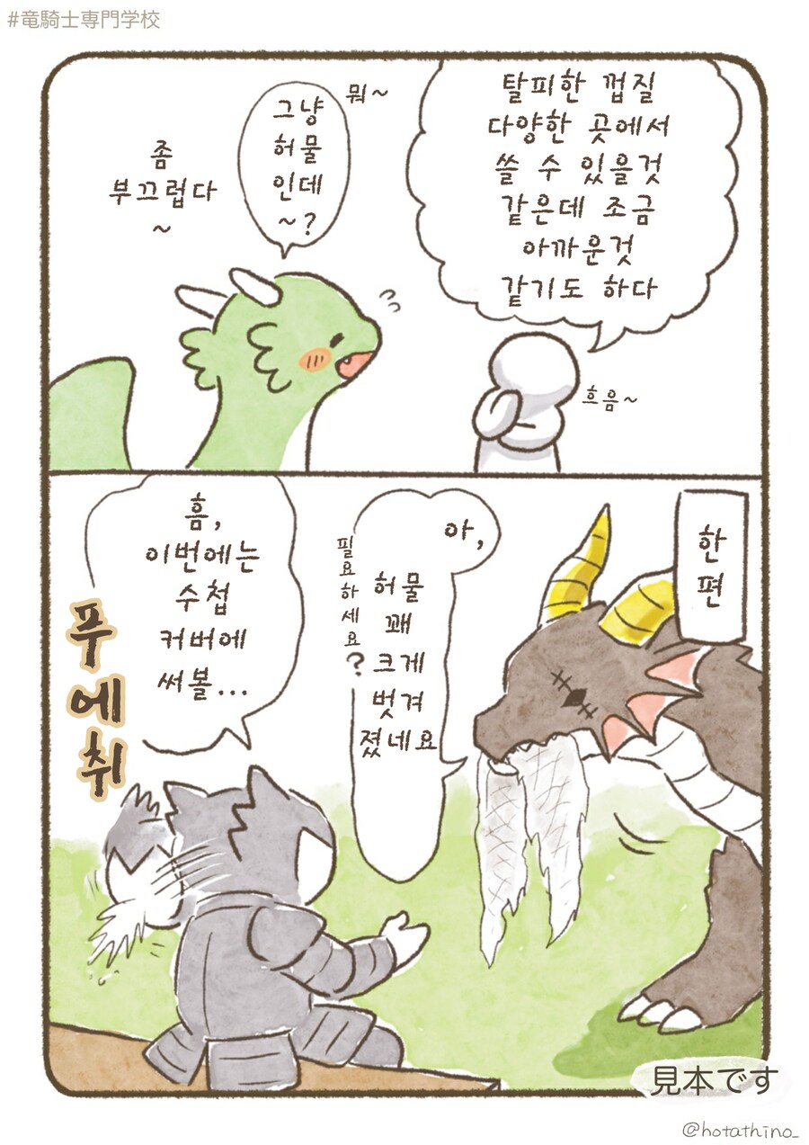 번역)용기사 전문학교, 용한테 자주 있는 일.manhwa_6.png