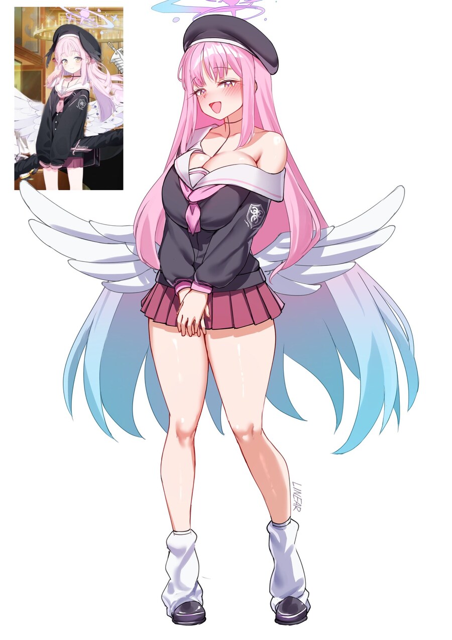 [블루아카] 코하루 옷을 입은 미카_1.jpg