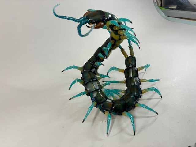 [반다이가샤폰] 생물대도감 얼티밋 3탄 류진 왕지네. 개발 최종 단계 샘플_8.jpg