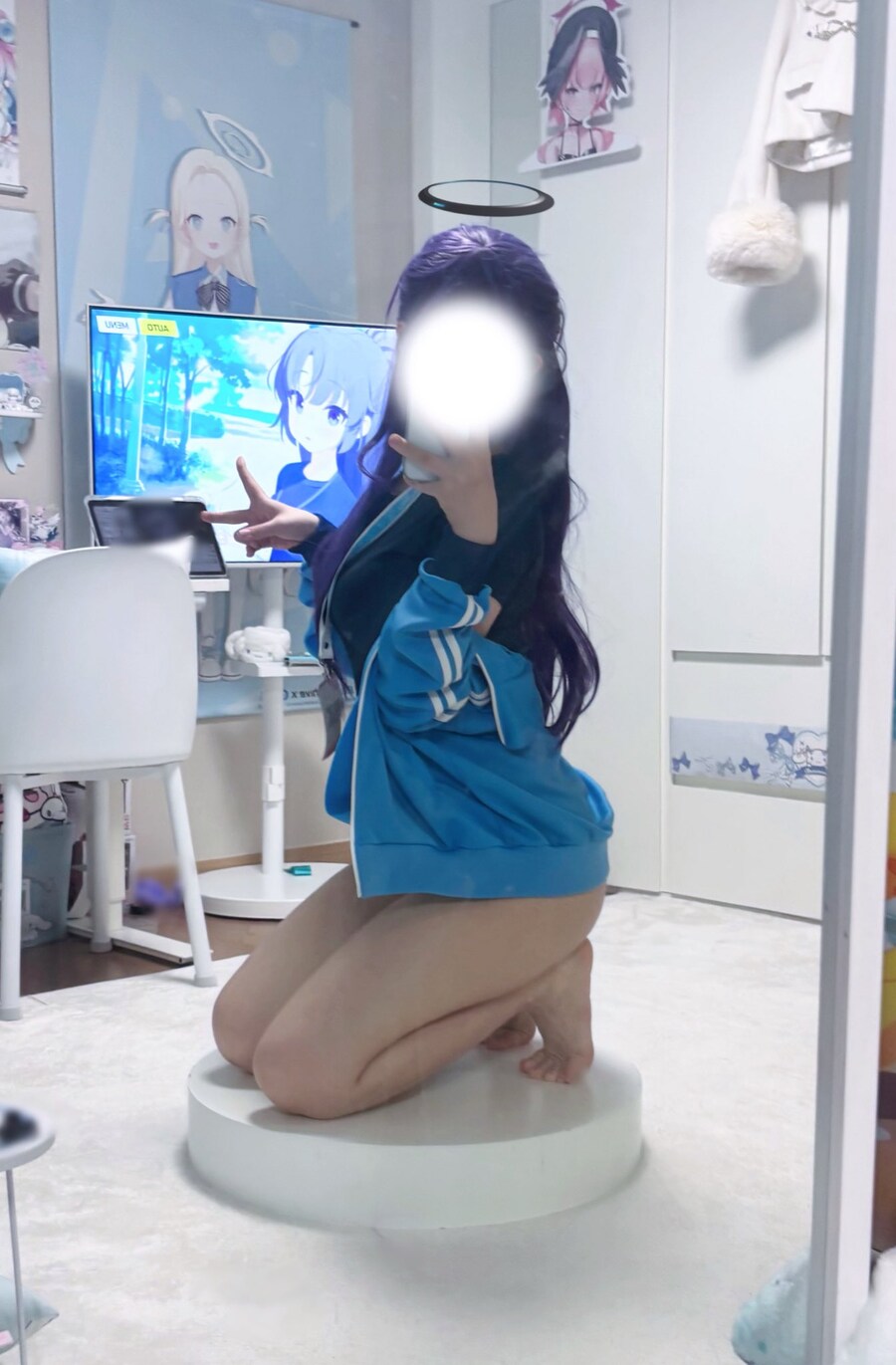 [블루아카] 살짝 야한 체유카 코스프레_3.jpg