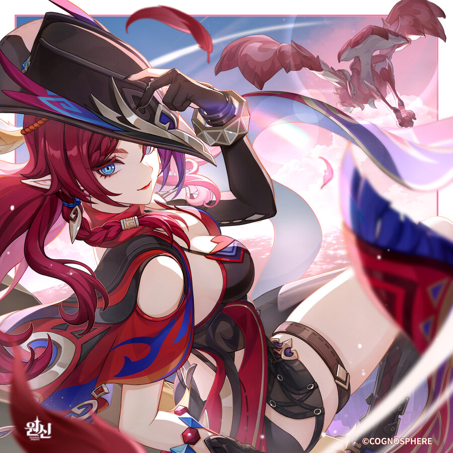 원신 신규 캐릭터 소개 - 콜롬비나·하이포셀레니아, 차스카 생일 일러스트_4.jpg