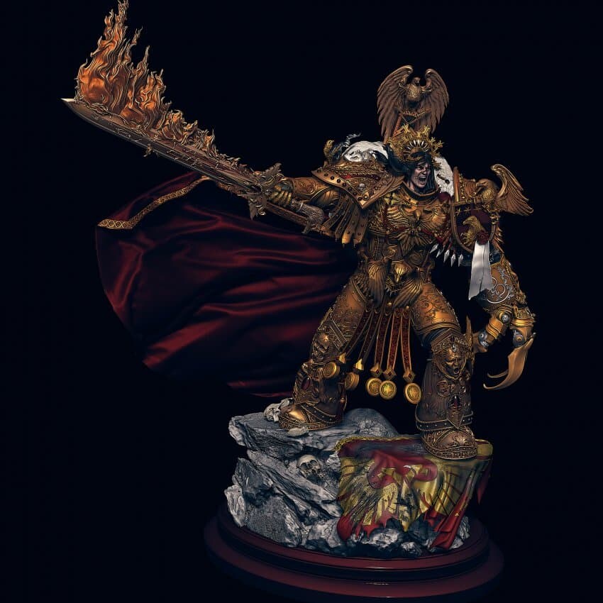 워해머) 의외로 딱히 황제가 위엄 차리려고 입은건 아닌거.jpg_3.jpg