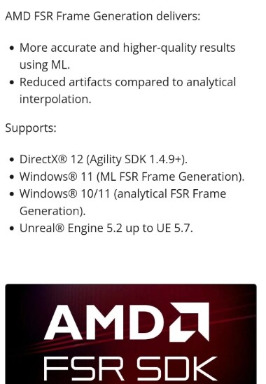 AMD)FSR 레드스톤'ML 프레임 생성'- 윈10 미지원, 11부터 사용 가능?_1.jpg