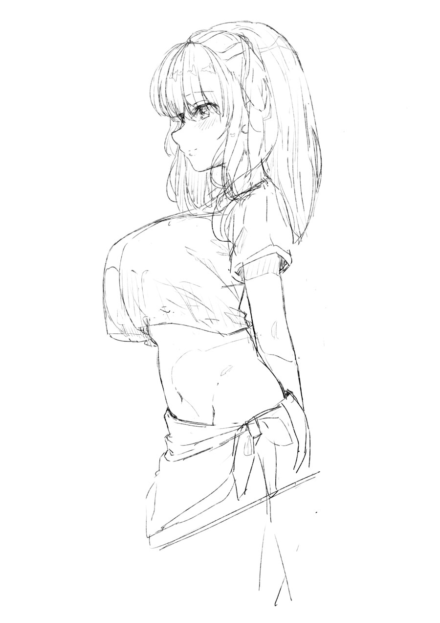 @) 자기전 후미카 스케치 해보자..._1.jpg