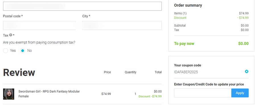 [에셋스토어] (무료) Swordsman Girl - RPG Dark..._2.png