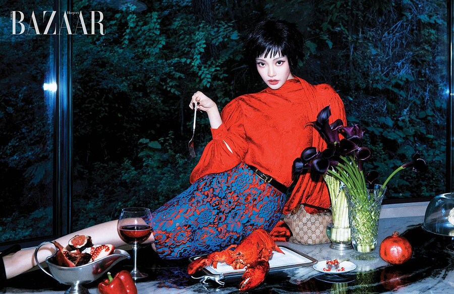 [에스파] 닝닝 구찌 x 하퍼스바자 비하인드 : 분노 연기에 도전했어요💢😋_8.jpg