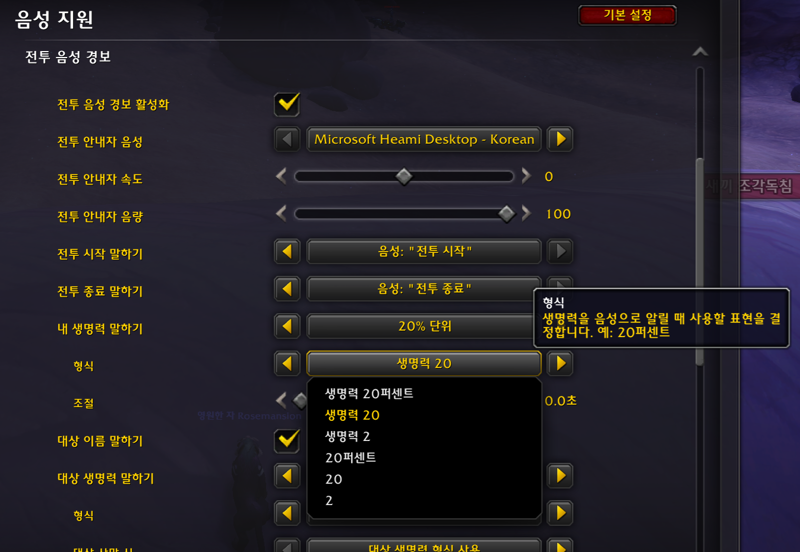 와우 한밤 새로운 '음성 지원' 설정_3.png