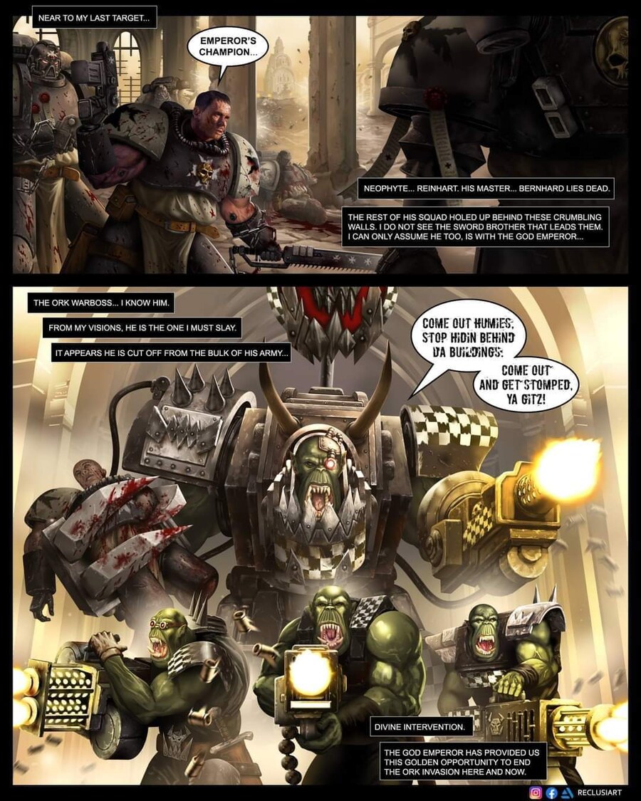 미번역) 워해머 블랙템플러 VS 오크 만화.comic_2.jpg