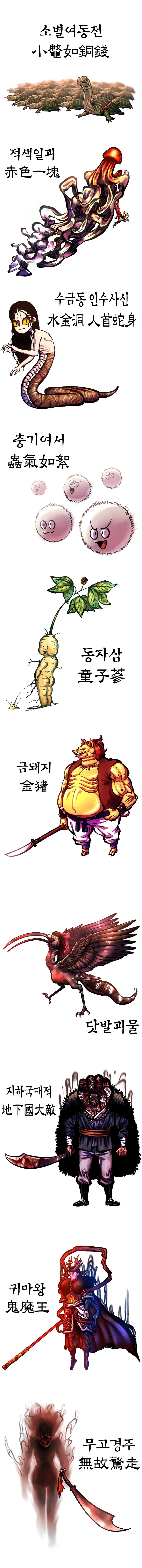 [스압] 지금껏 그렸던 한국의 100마리 요괴들_8.png