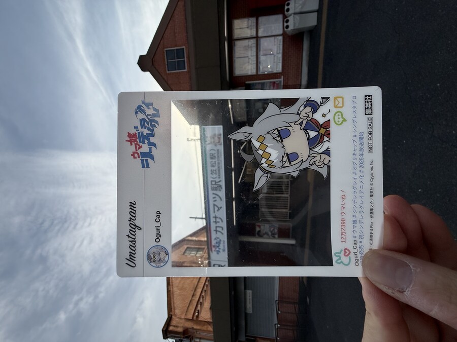 말딸) 자작 포토카드를 들고 홋카이도를 돌고 왔어 (말 구경편)_3.jpg