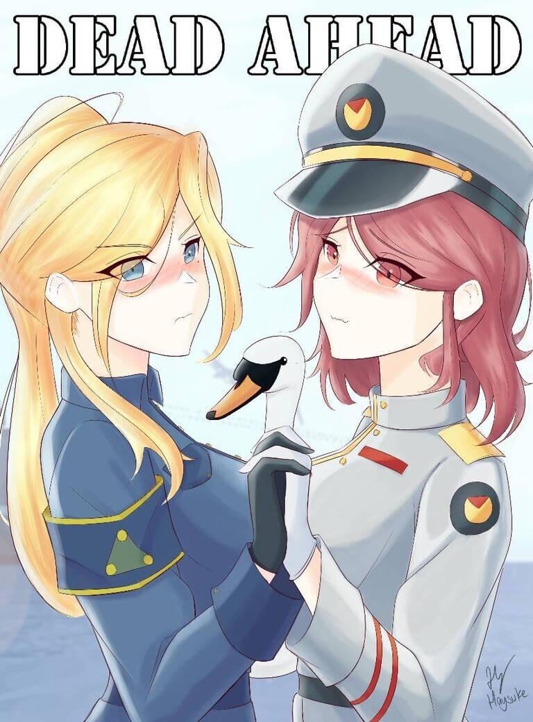 "오리온 공화국 해군 여장교와 안타레스 제국 해군 여장교"_1.jpg