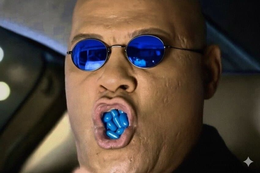 "네오! 잘 생각했다! 빨간약을 먹고 진실을 마주하기로 결심했구나!"_1.jpg