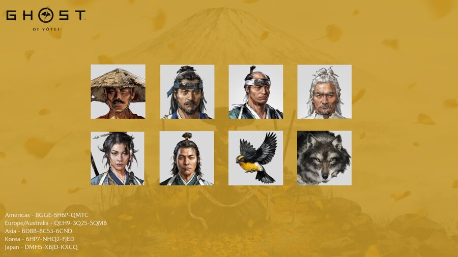 [PS스토어] 고스트 오브 요테이 PS 아바타 8종 배포 (무료)_1.jpg